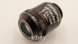 Exc Olympus Microscope Objective MPlanApo 2.5x? /- for RMS 34316
