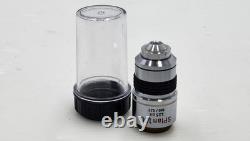 Exc Olympus Splan 100 1.25 Oil 160/0.17 Microscope Objective Lens RMS 33614