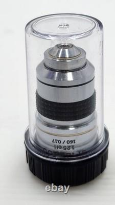 Exc Olympus Splan 100 1.25 Oil 160/0.17 Microscope Objective Lens RMS 33614