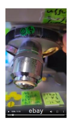 Exce NIKON FLUOR 20X 0.75 160/0.17 Microscope Objective Lens RMS 35509
