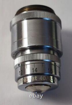 Excellent Microscope Objective lens Carl Zeiss Apochromat 40 /0.95 160 /0.17