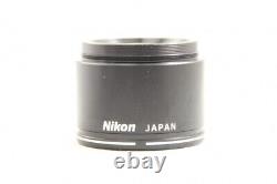Excellent Nikon ED Plan 1X Microscope Objective Lens Old Type #3667
