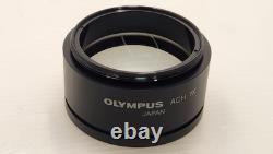 Excellent OLYMPUS ACH 1X OBJECTIVE LENS FOR SZX/SZH STEREO MICROSCOPE 34213