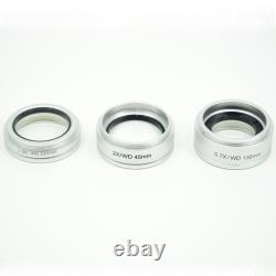 FYSCOPE Barlow Objective Lens 0.5X 0.7X 2.0X for Stereo Zoom Microscope M55