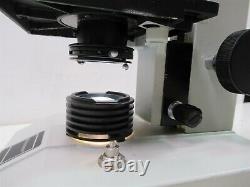 Fisher Scientific Micromaster Model E Binocular Microscope & 4 Objective Lenses
