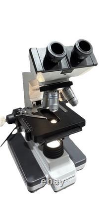 Fisher Scientific Microscope With4 Objective Lenses EA 10 40 100 4 160/0.17 1.25