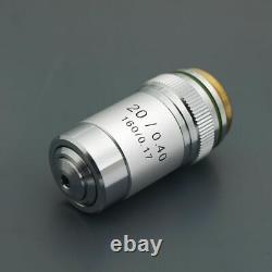 High Quality Microscope Objective Lens Achromatic Durable Laboratory Part 4-100x