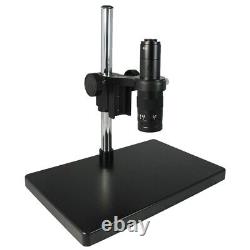 Industrial Inspection Zoom Lens Microscope with C-Mount and Post Stand