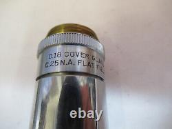 Industrial Lens Bausch Lomb Objective 10x Microscope Part As Pictured #p4-b-35