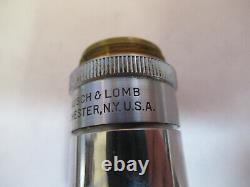 Industrial Lens Bausch Lomb Objective 10x Microscope Part As Pictured #p4-b-35