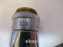 Industrial Lens Bausch Lomb Objective 10x Microscope Part As Pictured #p4-b-35