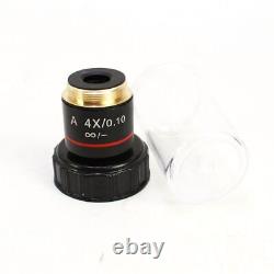 Infinity Achromatic Objective Lens 4x 10x 40x 100x For Biological Microscope RMS