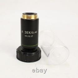 Infinity Achromatic Objective Lens 4x 10x 40x 100x For Biological Microscope RMS