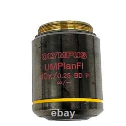 Japan Made Olympus UMPIan FI 10x/. 025 BD P Microscope Objective Lens
