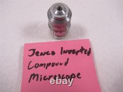 Jenco Inverted Compound Microscope Objective Lens PL L 10x PHP2 160mm 0.25