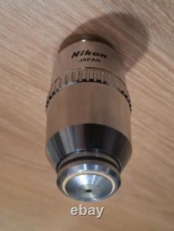Jm Nikon E Plan 100 / 1.25 Oil 160/0.17 Microscope Objective (abq82)