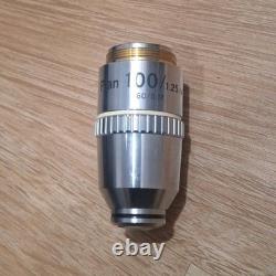 Jm Nikon E Plan 100 / 1.25 Oil 160/0.17 Microscope Objective (abq82)