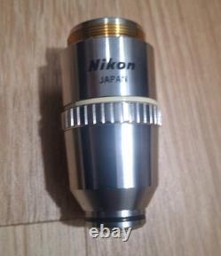 Jm Nikon E Plan 100 / 1.25 Oil 160/0.17 Microscope Objective (abq82)