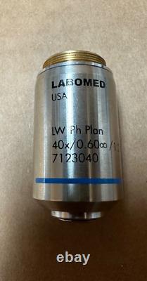 LABOMED LW Ph Plan 40x /0.60? /1.2 Microscope Objective Lens