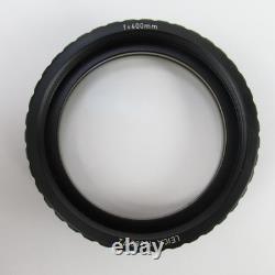 LEICA F=400MM LWD STEREO MICROSCOPE OBJECTIVE LENS 65mm THREAD 10382172