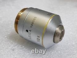 LEICA HC PL FLUOTAR 10 X / 0.30 Microscope Objective Lens