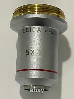 LEICA N PLAN 5X/0.12 506087 Objective Compound Microscope Lens DM4000