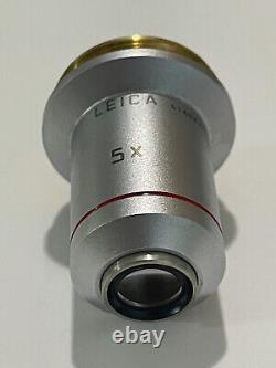 LEICA N PLAN 5X/0.12 506087 Objective Compound Microscope Lens DM4000