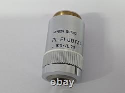 LEICA PL FLUOTAR L 100X / 0.75? /029 Objective Lens 100036