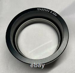 LEICA WILD 0.32x OBJECTIVE LENS MZ MS MZ6 MS5 M3Z Microscope WD=297mm Tested