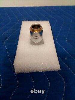 LEITZ WETZLAR NPL Fluotar 40/0.70 160/0.17 Microscope Objective Lens