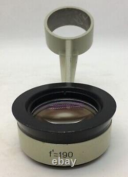 LOMO OBJECTIVE lens f-190 for STEREO microscope MBS-10 OGME-P3