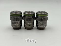 LOT OF 3 PCS Olympus LUCPlanFL N, 20x/0.45 0-2/OFN22 Microscope Objective lens
