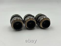 LOT OF 3 PCS Olympus LUCPlanFL N, 20x/0.45 0-2/OFN22 Microscope Objective lens