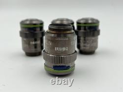 LOT OF 4 PCS Olympus LUCPlanFL N, 20x/0.45 0-2/FN22 Microscope Objective lens