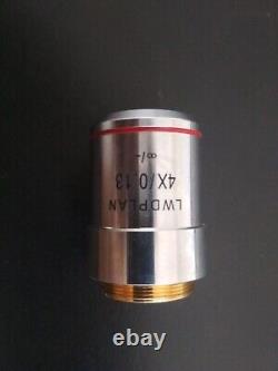 LWD-PLAN 4x/0.13 For Inverted microscope objective lens excellent condition