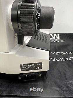 LW Scientific Revelation III Binocular Microscope, 4 Objective lens 4X-100X Used