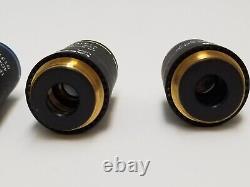 Labomed Set Of 4 USA Microscope Objective Lens Obo