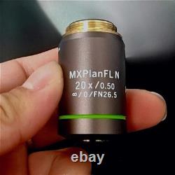 Large Numerical Aperture 20X F180 Apo MXPlan FLN Plan Microscope Objective Lens