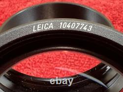 Leica 10407743Stereo Microscope Objective Lens f=250mm and Lens adapter 10450243