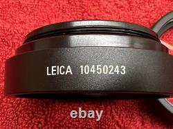 Leica 10407743Stereo Microscope Objective Lens f=250mm and Lens adapter 10450243