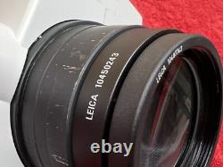 Leica 10407743Stereo Microscope Objective Lens f=250mm and Lens adapter 10450243