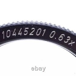 Leica 10445201 Stereo Microscope Bottom Achromatic Objective Lens 0.63x M-Series