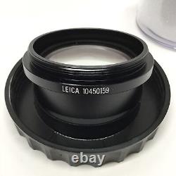 Leica 10450159 Achromat Objective Stereo Microscope Lens 1.0x 90mm WD M60