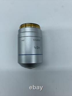 Leica 506097 N Plan 40X / 0.65 / 0.17 / D Laboratory Microscope Objective Lens