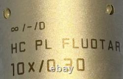 Leica 506505 HC PL FLUOTAR 10x/0.30? /-/D Microscope Objective Lens 416GE/05