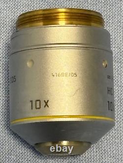 Leica 506505 HC PL FLUOTAR 10x/0.30? /-/D Microscope Objective Lens 416GE/05