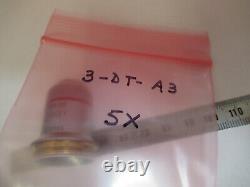 Leica Germany 5x Objective Lens 506029 Microscope Part As Pictured &3-dt-a3