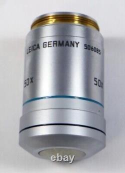 Leica Germany N Plan 50x/0.90 Oil Microscope Objective Lens Finder 506085