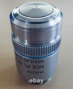 Leica HCX PL APO 40x/1.25-0.75 Oil CS Microscope Objective Lens 506179
