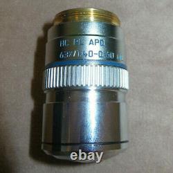 Leica HC PL APO 63X/1.40-0.60 Oil / 0.17/E Microscope Objective Lens 506349